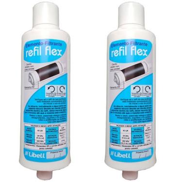 Imagem de Kit 2 Filtros Flex Originais P/ Purificador Acquaflex Libell