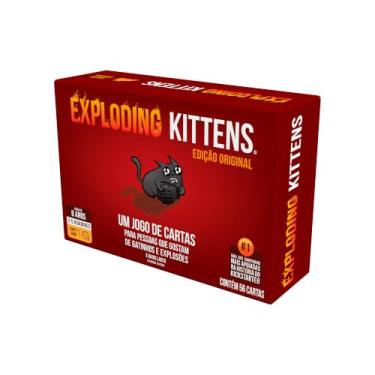Imagem de Asmodee, Exploding Kittens, Jogo de Cartas para Amigos, 2 a 5 jogadores, Idade 8+ anos, Partidas de até 15 minutos