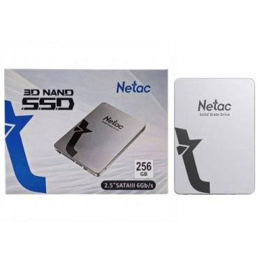 Imagem de SSD Netac 256GB SATA III Leitura 560 MB/s Gravação 520 MB/s 3D Nand - 