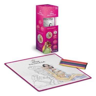Imagem de Tapete Mágico Acqua Para Colorir Princesas Disney - BR2384 - Multikids