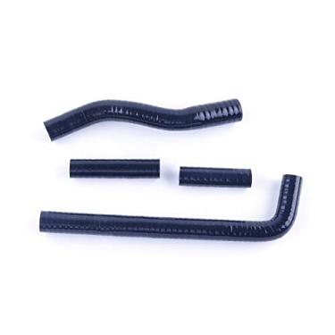 Imagem de LUXERAD Tubo de refrigeração de 3 camadas de 4,5 mm de desempenho de silicone para Yamaha YZF250 YZ250F YZ 250 F 02-05 (preto)