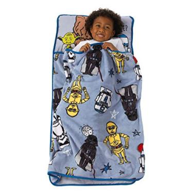 Imagem de Disney Tapete de soneca infantil Star Wars Rule The Galaxy azul, cinza, branco