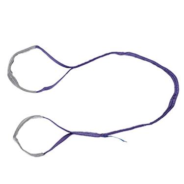 Imagem de Correia de elevação, alça de guindaste espessa, resistente ao desgaste, plana, alta resistência para transporte (4 m)