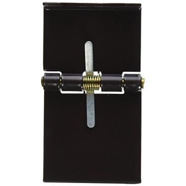 Imagem de Leviton 16S21-H Tampa traseira de encaixe para receptáculos de painel de mastro único macho e fêmea, marrom