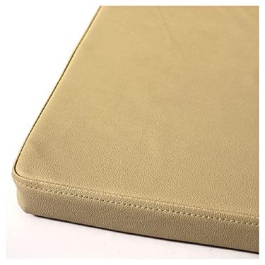 Imagem de GERYUXA Almofadas de assento, almofadas de cadeira de jardim, almofada de cadeira, almofada de assento retangular, antiderrapante, almofada de banco interno para ambientes externos (Tamanho: 40 x 40 x 5 cm/15,7 x 15,7 x 1,9 pol