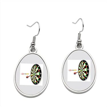 Imagem de Brincos de dardos – Brincos pendurados para meninas – Presente de festa de aniversário dos namorados, Metal, Sem pedras preciosas