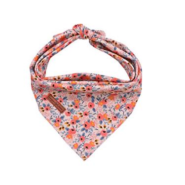 Imagem de Estilo único, patas, bandanas para cães, 1 peça, cachecóis de algodão triangulares laváveis para cães e gatos pequenos, médios e grandesUnique style paws Large rosa BD-FENHUA-L