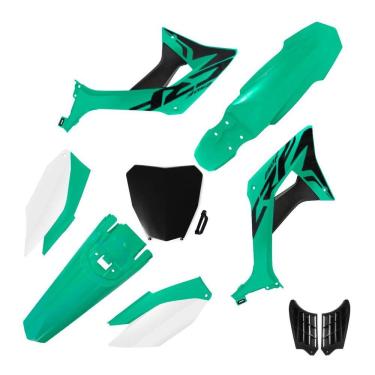 Imagem de Kit Plástico Biker Evo Crf 250f Com Adesivos e Number Plate Next