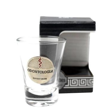 Imagem de Kit 4 Copos 6,5 Ml Cada Shot Profissão Odontologia 10140653
