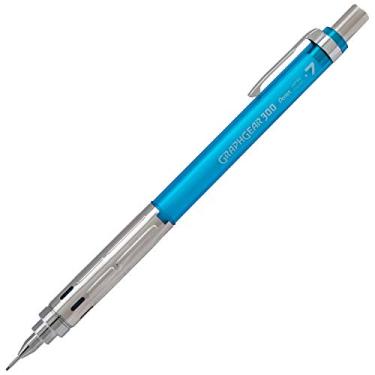 Imagem de Pentel Lapiseira GraphGear 300, caixa com 12 lápis, azul celeste, 0,7 mm