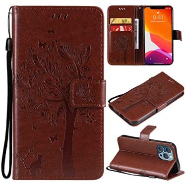 Imagem de SHOYAO Estojo Fólio de Capa de Telefone for LG G4 MINI, Couro PU Premium Capa Slim Fit for G4 MINI, Suporte de visualização horizontal, bom na mão, Castanho