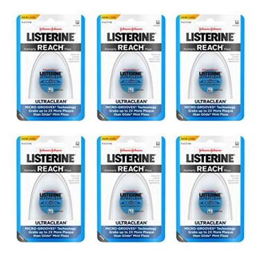 Imagem de Listerine Ultraclean Dental Floss, Oral Care, Mint-Flavored, 30 Yards (pacote de 6)
