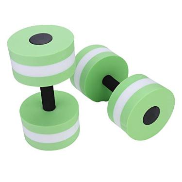 Imagem de VGEBY 1 par de halteres de exercícios aquáticos, halteres de hidroginástica para terapia, exercícios, exercícios de piscina, treinamento aquático (verde) produtos de treinamento de força