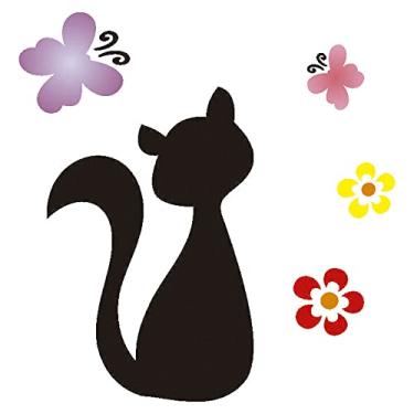 Imagem de Stencil de Acetato para Pintura OPA 14 x 14 cm - 988 Gata