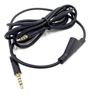 Imagem de TECKEEN Fone de ouvido para jogos 3,5 mm cabo de áudio para fone de ouvido mudo para Astro A10 A40