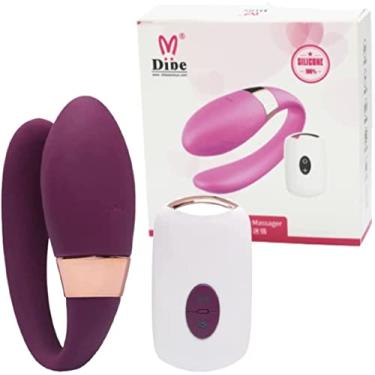 Imagem de Vibrador de Casal Crypl Casal Dibe 7 Intensidades Controle Remoto Recarregável Sex Massager
