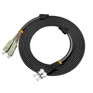 Imagem de Jeirdus Cabo de Fibra Óptica 50/125 OM2 de 25 metros SC para ST Outdoor Armored Duplex 50/125 metros SC-ST