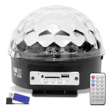 Imagem de Globo De Luz Mágico Led Bluetooth De Cristal 9 Cores