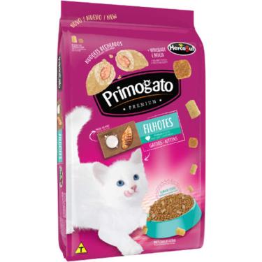 Imagem de Ração Seca Primogato Premium  Frango e Leite para Gatos Filhotes - 15 Kg