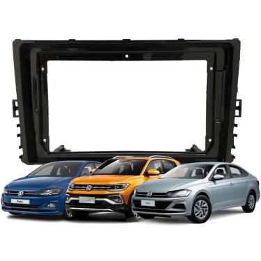 Imagem de Moldura Painel 9 Polegadas VW Polo / Virtus / T-Cross 2018 à 2021 Fiamon