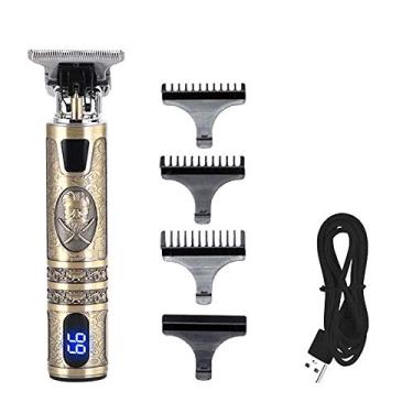 Imagem de Tempaky Exibição de bateria Cortador de cabelo profissional USB Aparador de cabelo masculino recarregável elétrico poderoso máquina de corte de cabelo escultura ferramenta de cabelo