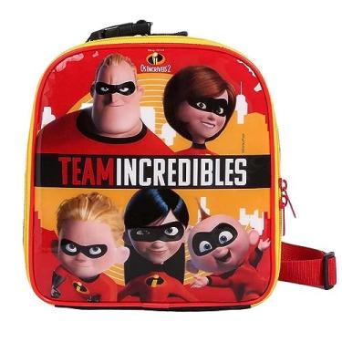 Imagem de Lancheira Termica Soft Com Porta Lanche E Garrafa Os Incriveis 52045 Dermiwil