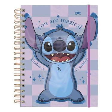 Imagem de Caderno Smart Universitário Disney Stitch Com Folhas Tira E Põe 90Gr -