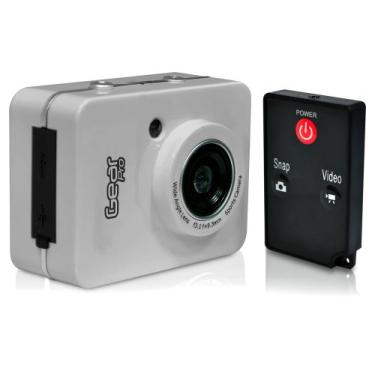 Imagem de Câmera de Ação Gear Pro Sports HD 1080P, com USB SD Card HDMI, Bateria - Estojo à Prova d'Água, Cabo USB, Controle Remoto Sem Fio