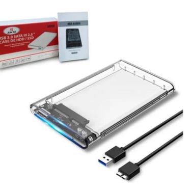 Imagem de Case Disco Rígido Hd Externo 2.5 Usb 3.0 6Gbps 6Tb