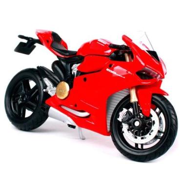 Imagem de Miniatura Ducati Panigale 1199 Vermelho Maisto Moto 1/18 - Funko