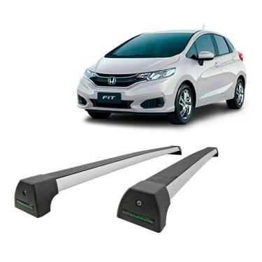 Imagem de Rack De Teto Alumínio Honda Fit 2003 até 2008 - Long Life