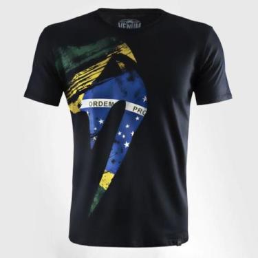 Imagem de Camiseta Venum Giant Brazilian Flags Mma Original