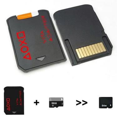 Imagem de Cartões de memória 2020 sd2vita para ps vita  cartão de memória 3.0 sistema 3.60 gb cartão micro sd