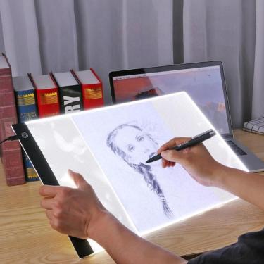 Imagem de Vktech-tablet para desenho com gráfico  a3  a4  a5  caixa de luz  usb  led  eletrônico  arte