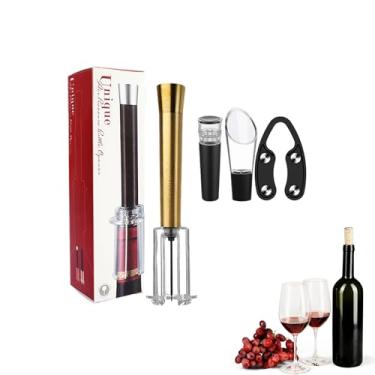 Imagem de Conjunto de abertura de vinho Wino On The Go | Conjunto de abridor de garrafas de vinho com bomba de pressão de ar | Conjunto de presente prático criativo para abridor de vinho para casa ou bar