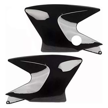 Imagem de Aba Do Tanque Ybr 125 Factor 2009 À 2013 Sem Adesivo Paramotos (Preto)