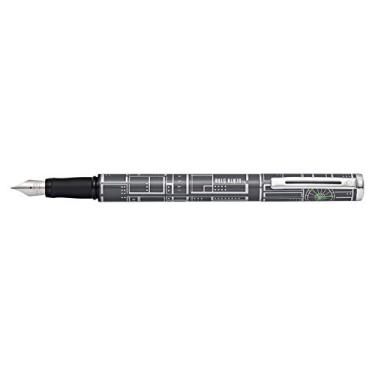Imagem de Sheaffer Caneta-tinteiro Pop Star Wars Death Star com acabamento cromado e ponta média