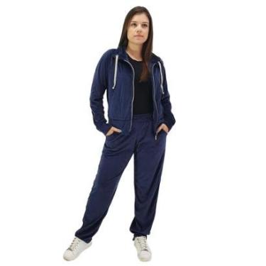 Imagem de Agasalho Veludo Calça + Blusa Plush Várias Cores Feminino-Feminino