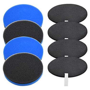 Imagem de 4 conjuntos de filtros de substituição de filtro de espuma pré-motor e pós-motor perfumado floral Frangrance para aspirador Bissell 1214 Cleanview & PowerGlide Pets