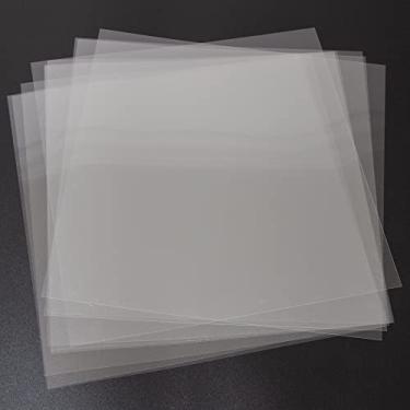 Imagem de Folha de Mylar neglex em branco de 0,2 mm (10 unidades), plástico transparente de 30 x 30 cm, acetato para Cricut, plástico estêncil para máquina de corte, material de estêncil PET