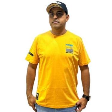 Imagem de Camiseta Masculina Onbongo Amarela ON095-Masculino