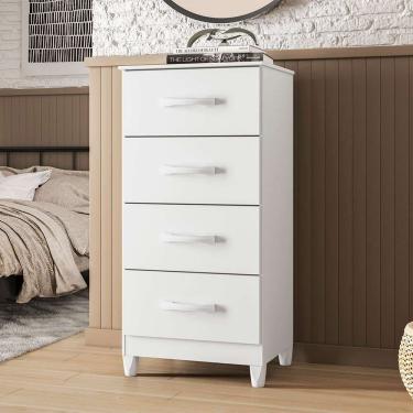 Imagem de cômoda mobi flex 4 gv branca