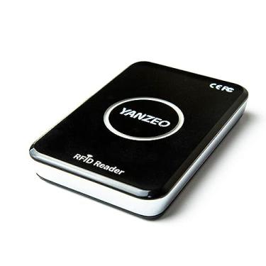Imagem de Yanzeo Leitor R15 SR2 de metal UHF RFID gravador 860-960mhz cumpre o padrão de EPC C1G2 ISO 18000-6C suporta emulação de teclado, suporte de saída de leitura, gravação, etiquetas UHF para Alien 9654