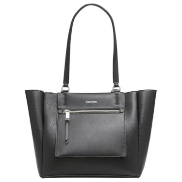 Imagem de Calvin Klein Bolsa Gala com compartimento triplo, Preto/prata, One Size