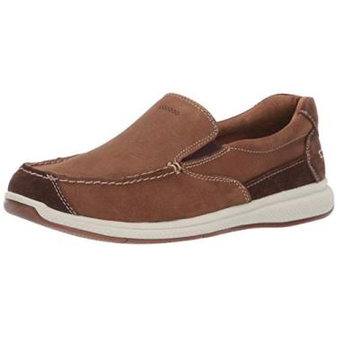 Imagem de Florsheim Moc infantil para meninos Great Lakes Moc, Jr. (Bebê/Criança pequena/Criança grande), Cavalo louco/camurça, 5.5 Big Kid