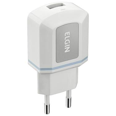 Imagem de Carregador USB Tomada Elgin Com 1 Saída 5W Branco