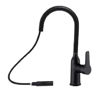 Imagem de Torneira Extensivel Gourmet Cozinha Pia Ducha Articulada Dois Jatos Monocomando Bancada...