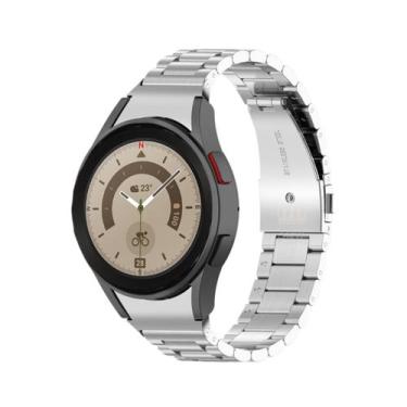 Imagem de Pulseira de Aço Elos Exclusiva Para Galaxy Watch 5 Pro 45mm - TechKing