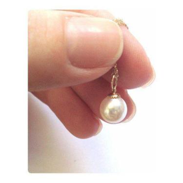Imagem de Pingente Pérola Natural Joia De Ouro 18k  Kit 2 Peças - RD Magazine