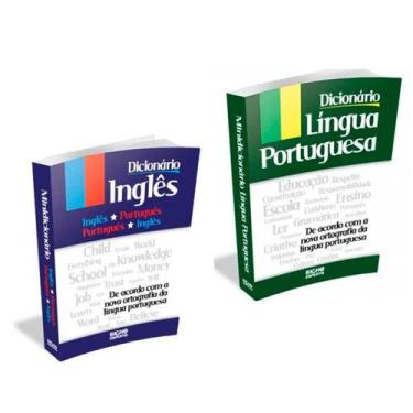 Imagem de Minidicionários Inglês E Português Lista Escolar 2 Volumes - Bicho Esp